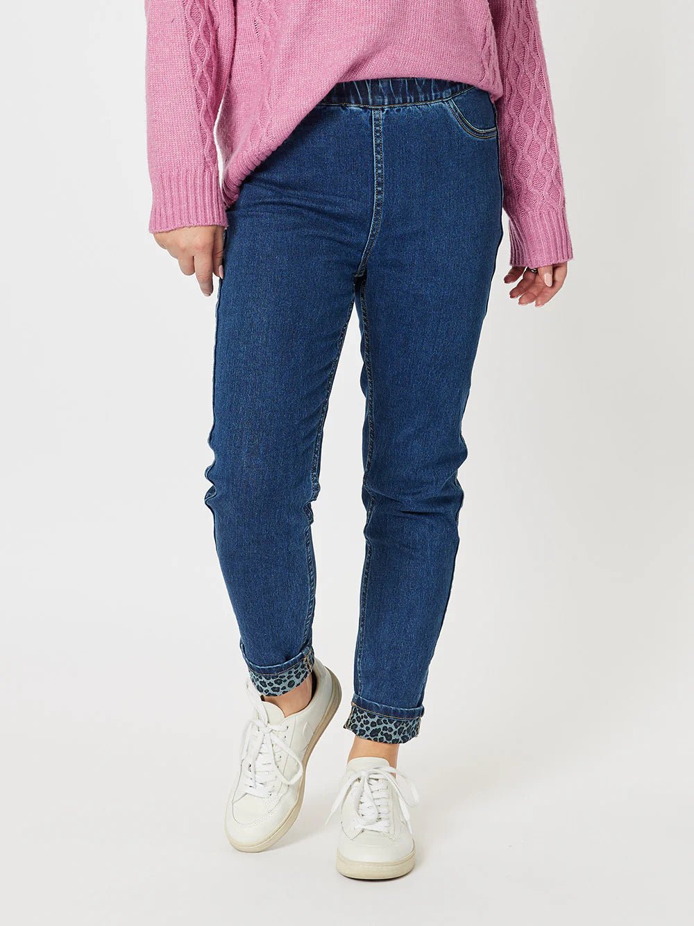 THREADZ_REVERISBLE ANIMAL PRINT JEAN _ REVERISBLE ANIMAL PRINT JEAN _ Ebony Boutique NZ