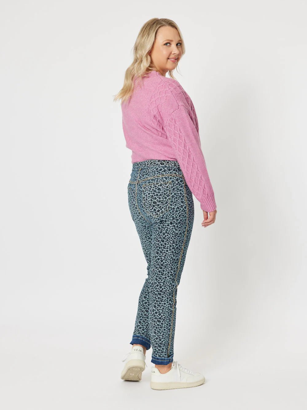 THREADZ_REVERISBLE ANIMAL PRINT JEAN _ REVERISBLE ANIMAL PRINT JEAN _ Ebony Boutique NZ