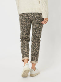 THREADZ_REVERSIBLE ANIMAL PRINT JEAN _ REVERSIBLE ANIMAL PRINT JEAN _ Ebony Boutique NZ
