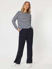 THREADZ_URBAN TRACKPANT NAVY _ URBAN TRACKPANT NAVY _ Ebony Boutique NZ