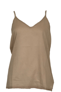 VINES AND SPRINGS_PLAIN COTTON CAMI NATURAL _ PLAIN COTTON CAMI NATURAL _ Ebony Boutique NZ