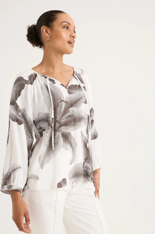 YARRA TRAIL_BOTANIC TOP _ BOTANIC TOP _ Ebony Boutique NZ