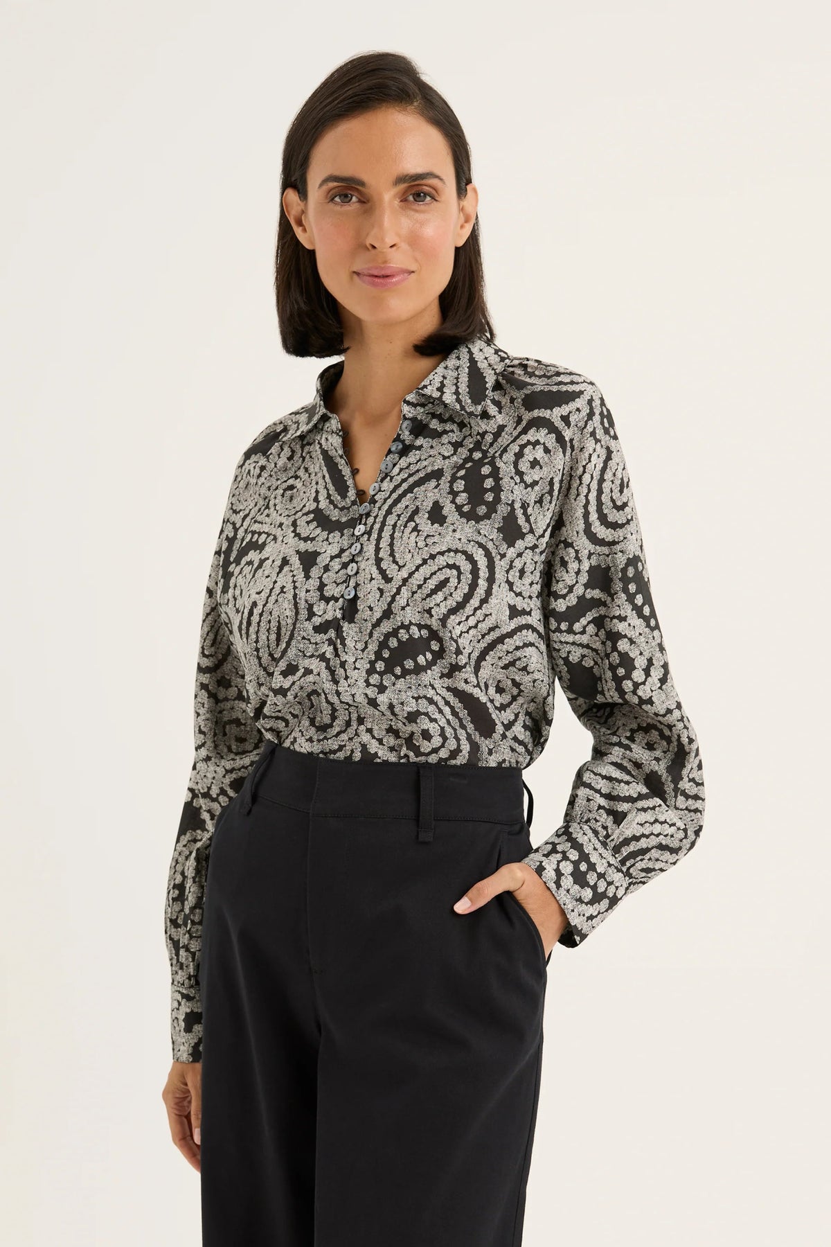 YARRA TRAIL_SCORIA PAISLY TOP _ SCORIA PAISLY TOP _ Ebony Boutique NZ