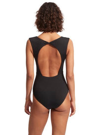 SEAFOLLY_ACTIVE DEEP V NECK MAILLOT _ _ Ebony Boutique NZ