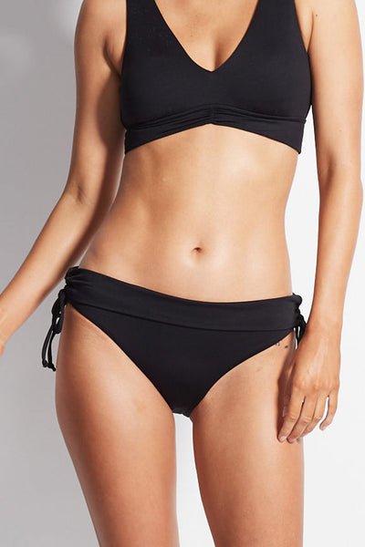 SEAFOLLY_ACTIVE RUCHED SIDE HIPSTER _ _ Ebony Boutique NZ