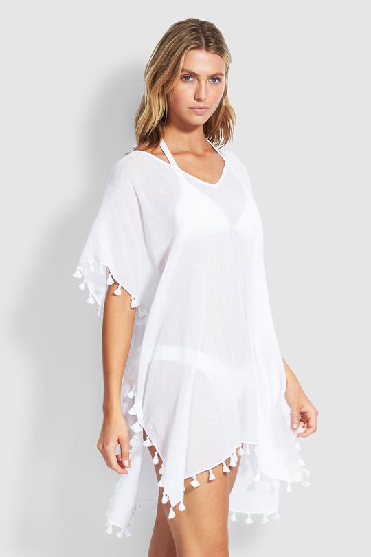 SEAFOLLY_BEACH EDIT AMNESIA KAFTAN _ _ Ebony Boutique NZ