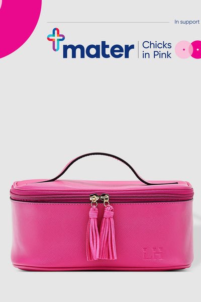 LOUENHIDE_BABY HEPBURN COSMETIC CASE FUSCHIA _ _ Ebony Boutique NZ