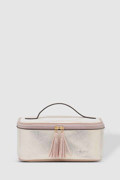 LOUENHIDE_BABY HEPBURN COSMETIC CASE METALLIC NUDE _ _ Ebony Boutique NZ