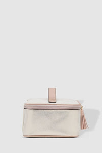 LOUENHIDE_BABY HEPBURN COSMETIC CASE METALLIC NUDE _ _ Ebony Boutique NZ