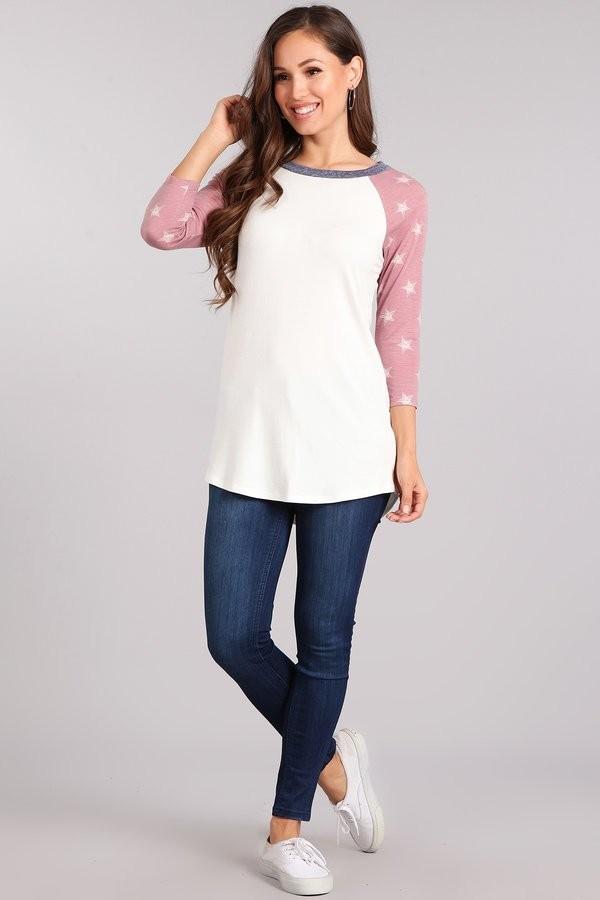 Plain baseball tees for hot sale womens