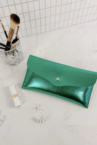 LOUENHIDE_BELLA DISCO GREEN COSMETIC BRUSH SET _ _ Ebony Boutique NZ