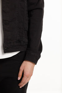 HOME-LEE_CLASSIC DENIM JACKET JET BLACK _ _ Ebony Boutique NZ