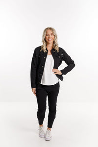 HOME-LEE_CLASSIC DENIM JACKET JET BLACK _ _ Ebony Boutique NZ