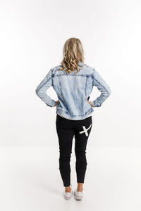HOME-LEE_CLASSIC DENIM JACKET SNOW WASH _ _ Ebony Boutique NZ