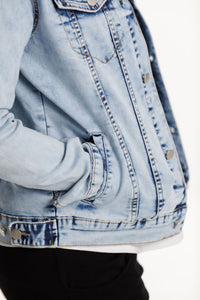 HOME-LEE_CLASSIC DENIM JACKET SNOW WASH _ _ Ebony Boutique NZ