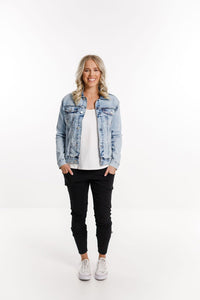 HOME-LEE_CLASSIC DENIM JACKET SNOW WASH _ _ Ebony Boutique NZ