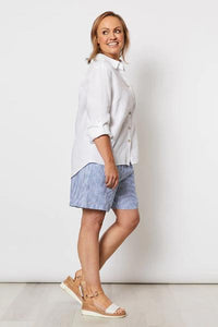 GORDON SMITH_CLASSIC LINEN SHIRT _ _ Ebony Boutique NZ