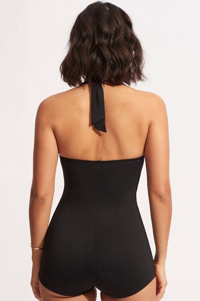 SEAFOLLY_COLLECTIVE BOYLEG TWIST HALTER MAILLOT _ _ Ebony Boutique NZ