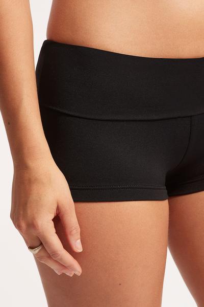 SEAFOLLY_COLLECTIVE ROLL TOP BOYLEG _ _ Ebony Boutique NZ