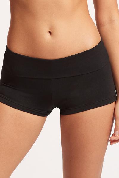 SEAFOLLY_COLLECTIVE ROLL TOP BOYLEG _ _ Ebony Boutique NZ