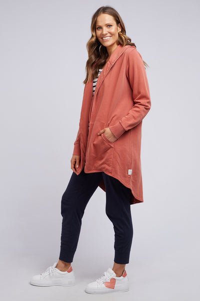 Silent theory ashleigh deals hooded cardi pink