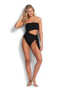 SEAFOLLY_COSTA BELLA BANDEAU ONE PIECE _ _ Ebony Boutique NZ