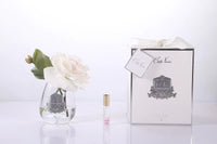 COTE NOIRE_PERFUMED NATURAL TOUCH TEA ROSE BLUSH CLEAR GLASS _ PERFUMED NATURAL TOUCH TEA ROSE BLUSH CLEAR GLASS _ Ebony Boutique NZ