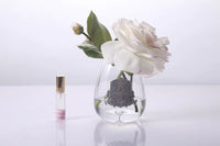 COTE NOIRE_PERFUMED NATURAL TOUCH TEA ROSE BLUSH CLEAR GLASS _ PERFUMED NATURAL TOUCH TEA ROSE BLUSH CLEAR GLASS _ Ebony Boutique NZ
