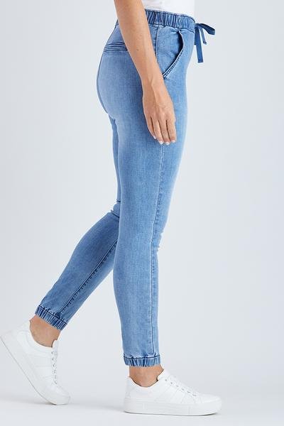 Womens cuffed jogger jeans sale