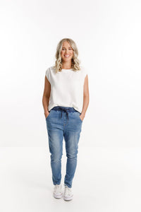 HOME-LEE_DAILY JEANS BLUE WASH _ _ Ebony Boutique NZ