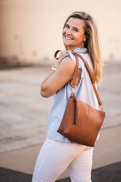 LOUENHIDE_DAISY CROSSBODY BAG TAN _ _ Ebony Boutique NZ