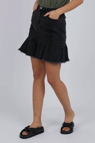 FOXWOOD_DAISY SKIRT BLACK _ _ Ebony Boutique NZ