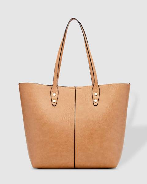 LOUENHIDE_DAKOTA TOTE BAG CAMEL _ _ Ebony Boutique NZ