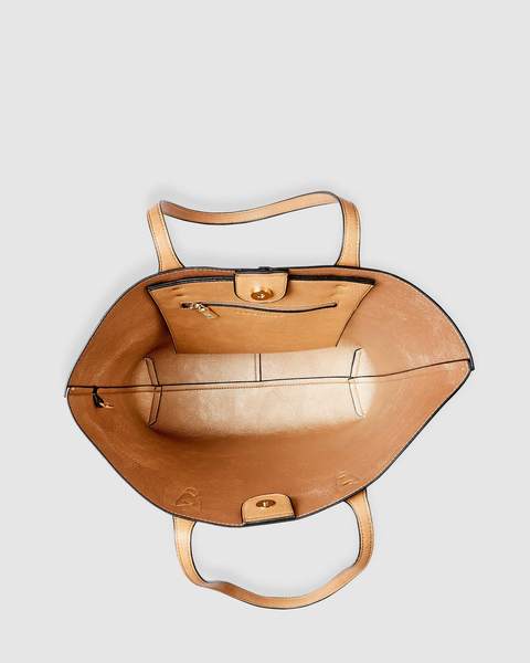 LOUENHIDE_DAKOTA TOTE BAG CAMEL _ _ Ebony Boutique NZ