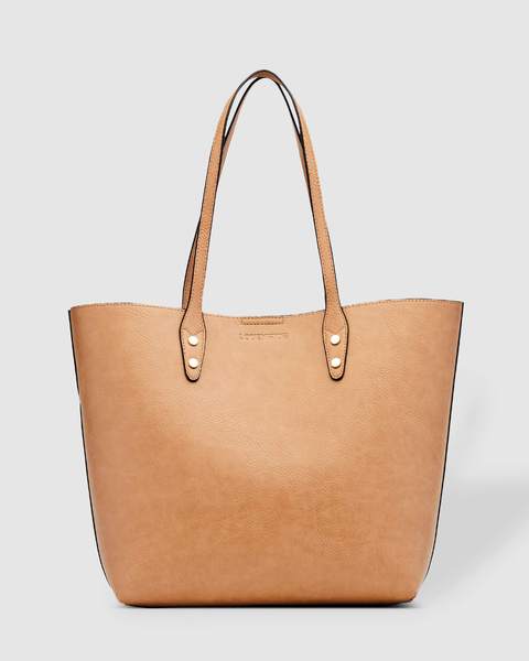 LOUENHIDE_DAKOTA TOTE BAG CAMEL _ _ Ebony Boutique NZ