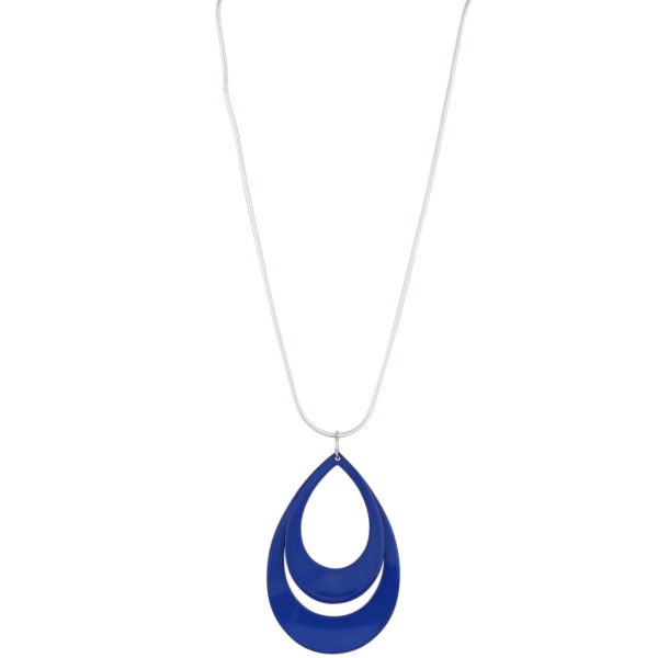 ENHANCE_DAYLE NECKLACE BLUE _ _ Ebony Boutique NZ