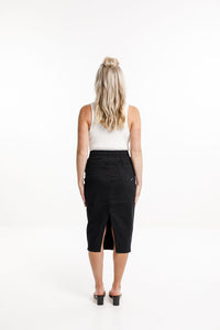 HOME-LEE_DENIM MIDI SKIRT _ _ Ebony Boutique NZ