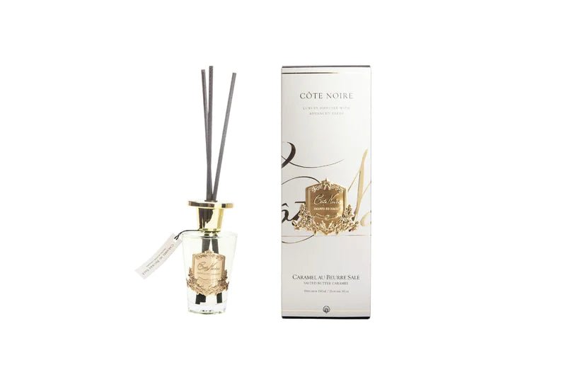 COTE NOIRE_DIFFUSER SET SALTED CARAMEL 150ML _ _ Ebony Boutique NZ