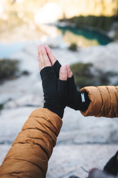 EBONY_MERINO WOOL FINGERLESS GLOVES WOMENS BLACK _ MERINO WOOL FINGERLESS GLOVES WOMENS BLACK _ Ebony Boutique NZ