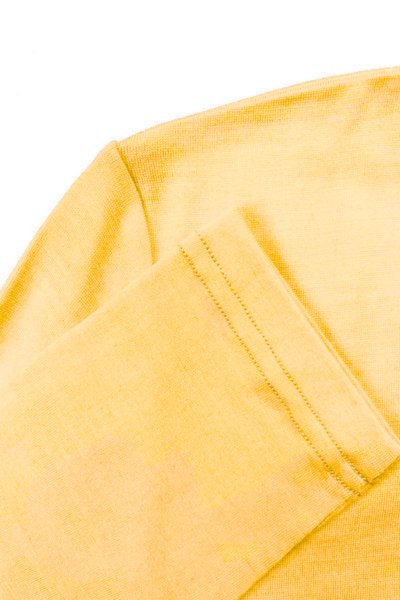 EBONY_WOMENS 100% MERINO (210) LONG SLEEVE CREW TOP BUTTERCUP _ WOMENS 100% MERINO (210) LONG SLEEVE CREW TOP BUTTERCUP _ Ebony Boutique NZ