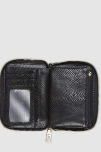 LOUENHIDE_EDEN WALLET LIZARD BLACK _ _ Ebony Boutique NZ