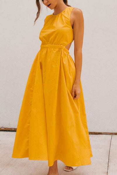 Yellow store dress nz