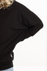 HOME-LEE_ELLEN TEE BLACK _ _ Ebony Boutique NZ