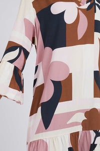 ELM_ABSTRACTION DRESS _ ABSTRACTION DRESS _ Ebony Boutique NZ