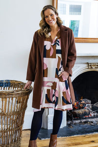 ELM_ABSTRACTION DRESS _ ABSTRACTION DRESS _ Ebony Boutique NZ