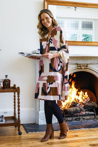 ELM_ABSTRACTION DRESS _ ABSTRACTION DRESS _ Ebony Boutique NZ