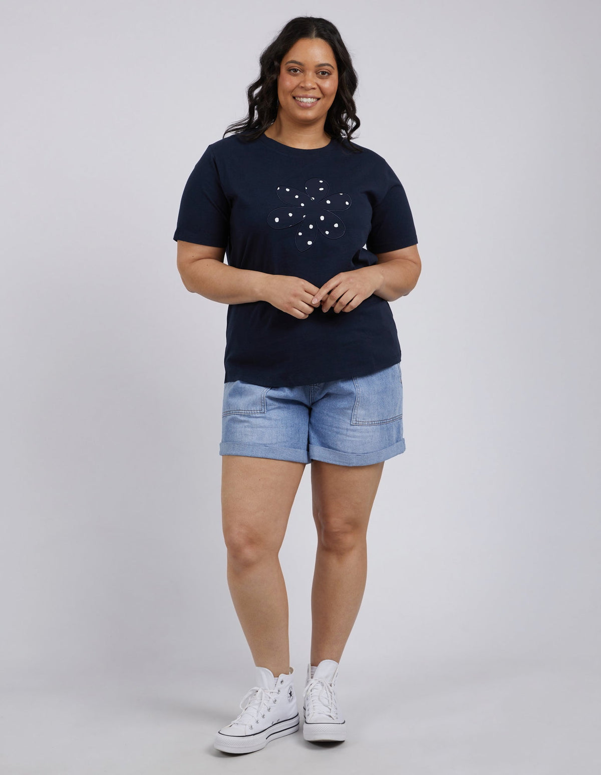ELM_DAISY SPOT TEE _ DAISY SPOT TEE _ Ebony Boutique NZ