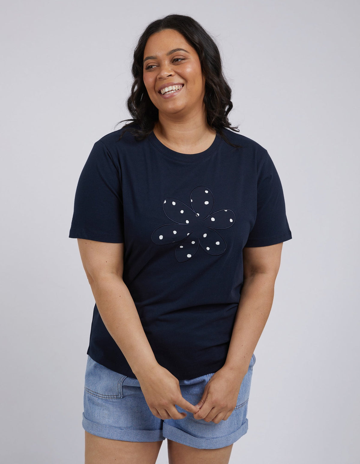 ELM_DAISY SPOT TEE _ DAISY SPOT TEE _ Ebony Boutique NZ