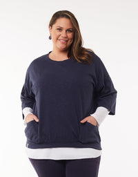ELM_FUNDAMENTAL MAZIE SWEAT _ FUNDAMENTAL MAZIE SWEAT _ Ebony Boutique NZ