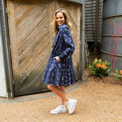 ELM_JOLIE FLORAL SHIRT DRESS _ JOLIE FLORAL SHIRT DRESS _ Ebony Boutique NZ